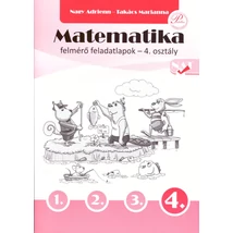 Matematika felmérő feladatlapok 4. osztály (PD-458)