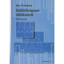 Szilárdságtani táblázatok (TM-71102)