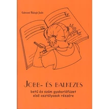 Jobb- és balkezes betű- és szám gyakorlófüzet első. osztályosok részére