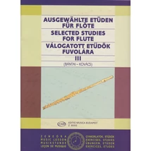 Válogatott etűdök fuvolára III. (Z.8593)