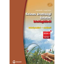 Színes érettségi tételek biológiából - 2024-től érvényes (MX-1963) 
