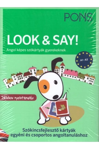 Look&Say Angol képes szókártyák gyerekeknek
