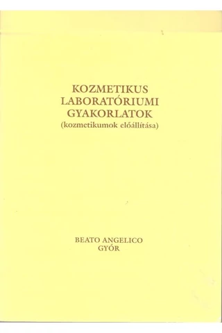 Kozmetikus laboratóriumi gyakorlatok (BA)