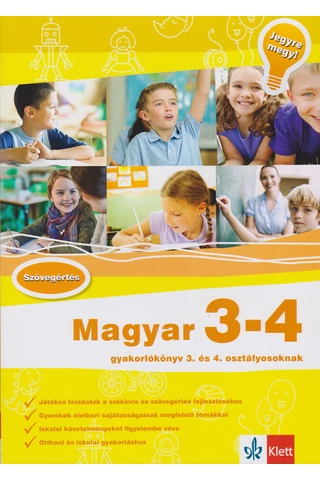 Jegyre megy! Magyar 3-4.  gyakorlókönyv 3-4. osztályos tanulóknak