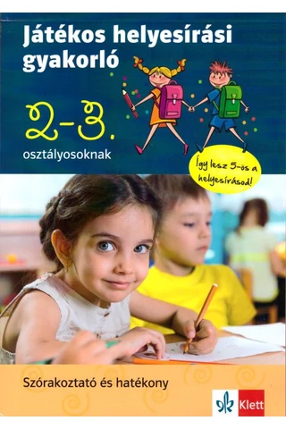 Játékos helyesírási gyakorló 2. és 3. osztályosoknak