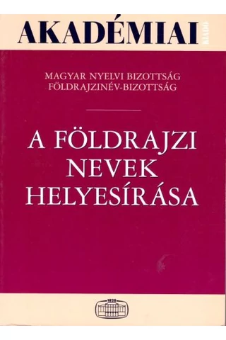 A földrajzi nevek helyesírása