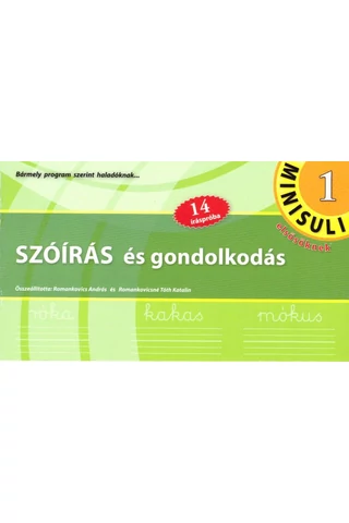 Szóírás/szóolvasás és gondolkodás (RO-801)