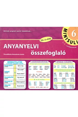Anyanyelvi összefoglaló (RO-806)
