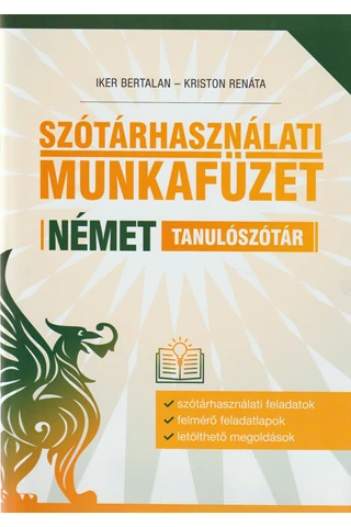 Szótárhasználati munkafüzet - Német tanulószótár (MX-1354)