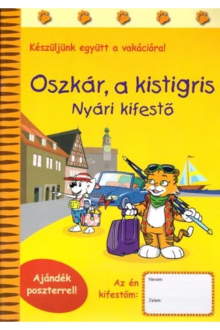 Oszkár, a kistigris - Nyári kifestő