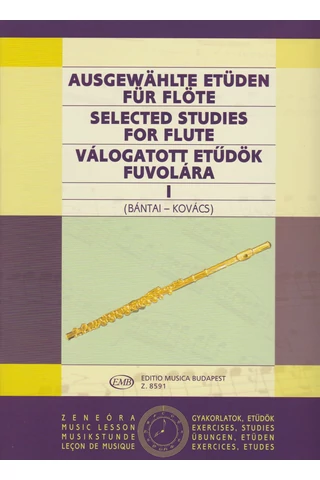 Válogatott etűdök fuvolára I. (Z.8591)
