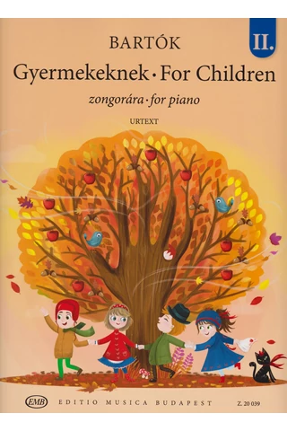 Bartók Béla: Gyermekeknek  II. zongorára (Z. 20 039)