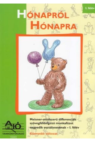 Hónapról hónapra munkafüzet 4. osztály-1. félév 