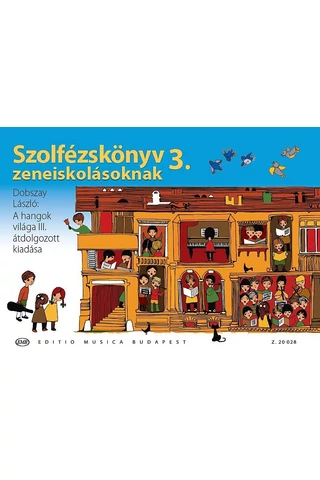 Dobszay László: Szolfézskönyv zeneiskolásoknak 3. (Z. 20 028)