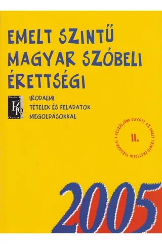 Emelt szintű magyar szóbeli érettségi (KN-1203)