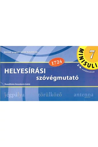 Helyesírási szóvégmutató (RO-807)