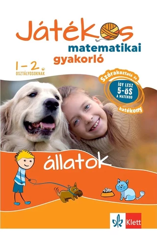 Játékos matematikai gyakorló 1-2. osztályosoknak – Állatok