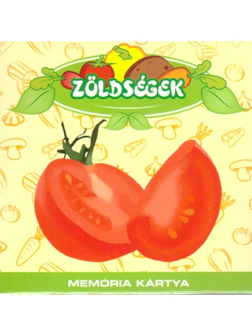 Zöldségek-Memóriakártya