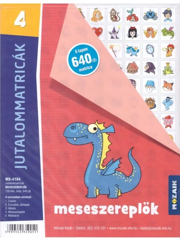 Jutalommatricák - Meseszereplők (MS-4184)