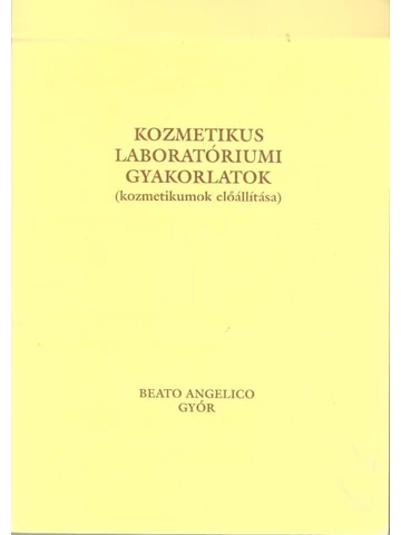 Kozmetikus laboratóriumi gyakorlatok (BA)