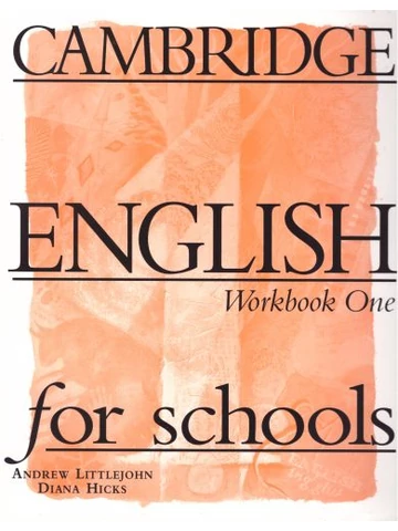 Cambridge English For Schools 1 Workbook One