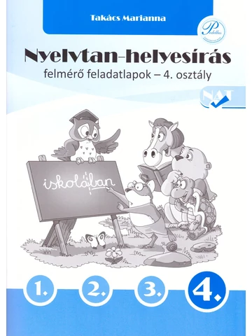 Nyelvtan-helyesírás felmérő feladatlapok 4. osztály (PD-466)