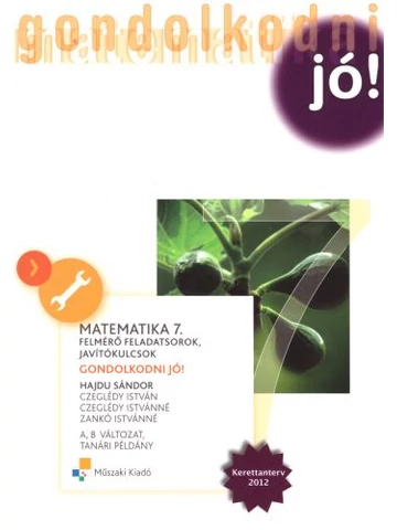 Matematika 7. Gondolkodni jó! Felmérő feladatsorok, javítókulcsok (MK-4215-1/UJ)