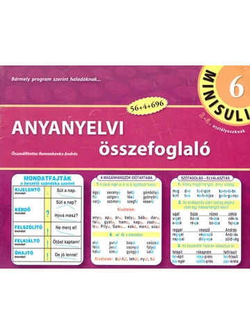 Anyanyelvi összefoglaló (RO-806)