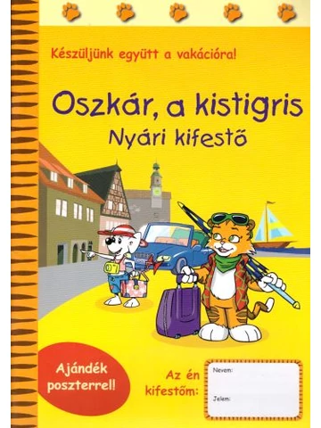 Oszkár, a kistigris - Nyári kifestő