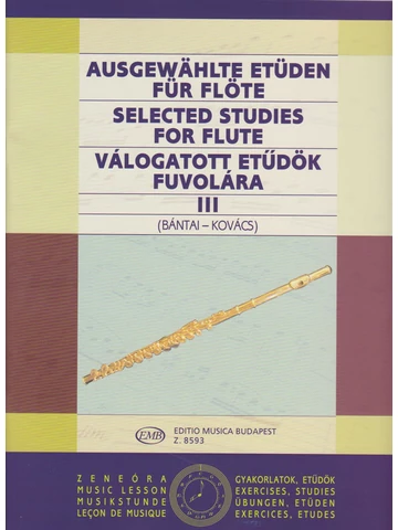 Válogatott etűdök fuvolára III. (Z.8593)