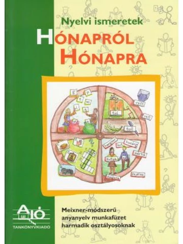 Hónapról hónapra Meixner-módszerű anyanyelv munkafüzet 3. osztály