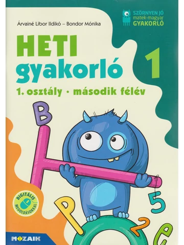 Heti gyakorló 1. osztály második félév (MS-1132)