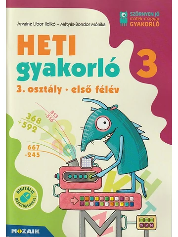 Heti gyakorló 3. osztály - első félév (MS-1135)