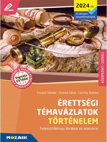 Érettségi témavázlatok történelem  középszint szóbeli  (MS-3324U)