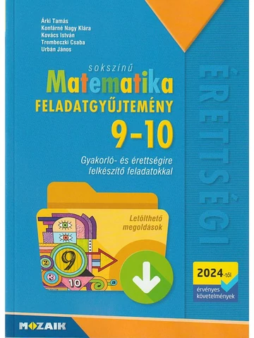 Sokszínű Matematika 9-10. feladatgyűjtemény 2024-től érvényes  (MS-3361)
