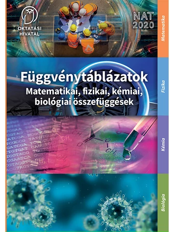 Függvénytáblázatok - Matematikai, fizikai, kémiai, biológiai összefüggések (OH-FGV912GY)