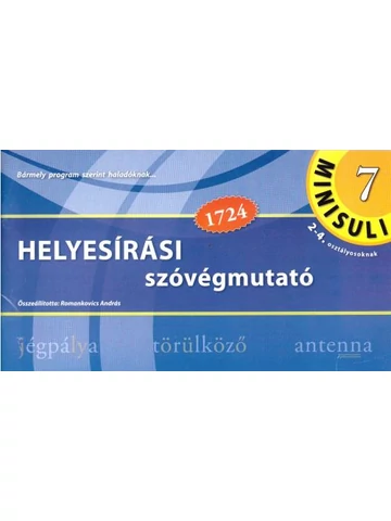 Helyesírási szóvégmutató (RO-807)