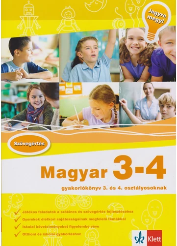 Jegyre megy! Magyar 3-4.  gyakorlókönyv 3-4. osztályos tanulóknak