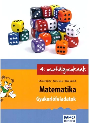 Matematikai gyakorló 4. osztályosoknak tankönyv borító - C. Neményi Eszter, Konrád Ágnes, Zsinkó Erzsébet