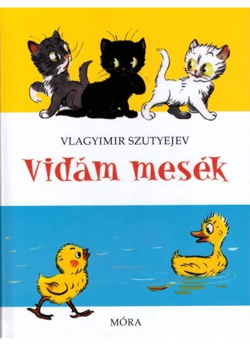 Vidám mesék tankönyv borító - Vlagyimir Szutyejev