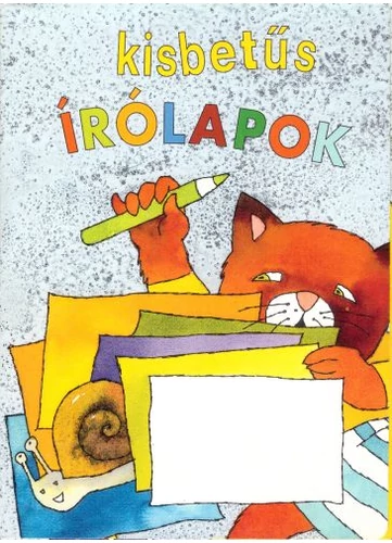 kisbetűs írólapok (RO-014) tankönyv borító - Romankovics András (Tervezte)