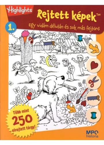 Rejtett képek 1. - Egy vidám délután és sok más fejtörő tankönyv borító - Kovács Melinda