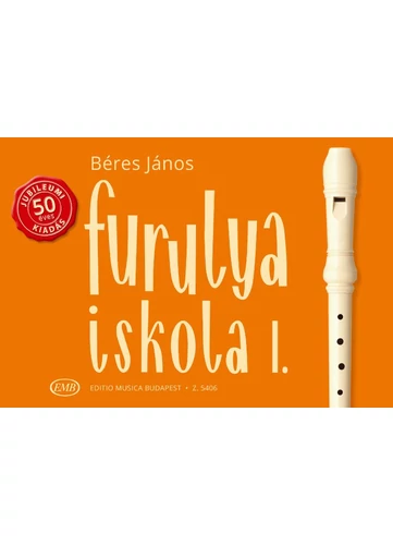 Béres János: Furulyaiskola I. tankönyv borító - Béres János