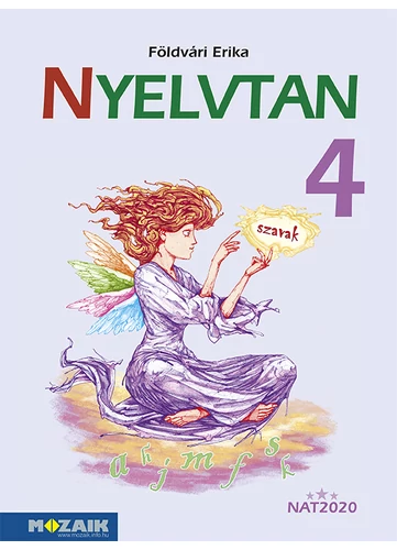 Nyelvtan 4.tankönyv (MS-1642U) tankönyv borító - Földvári Erika