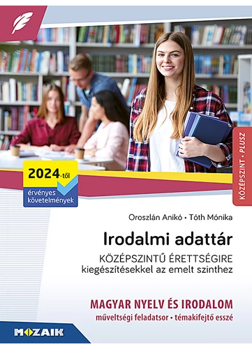 Irodalmi adattár középszintű érettségire (2024-től érvényes) MS-3343U
