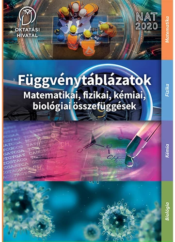 Függvénytáblázatok - Matematikai, fizikai, kémiai, biológiai összefüggések (OH-FGV912GY)