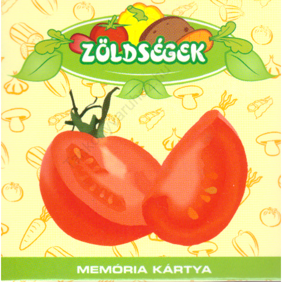 Zöldségek-Memóriakártya