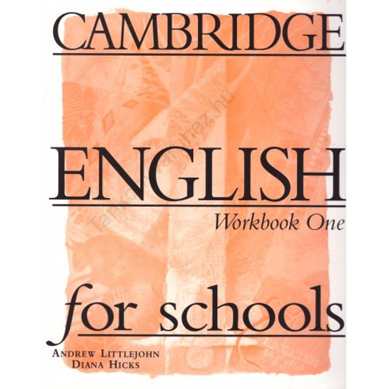 Cambridge English For Schools 1 Workbook One