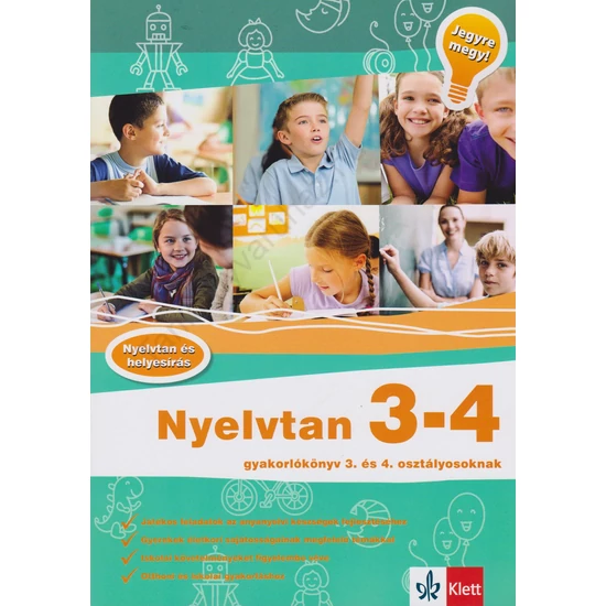 Jegyre megy! - Nyelvtan 3-4.  gyakorlókönyv 3-4. osztályos tanulóknak