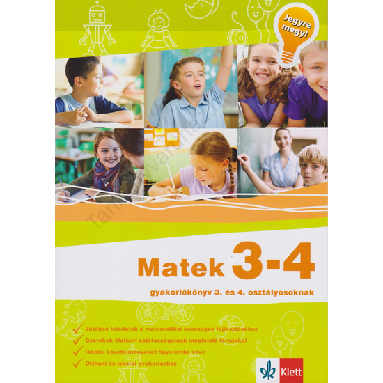Jegyre megy! - Matek 3-4.  gyakorlókönyv 3-4. osztályos tanulóknak